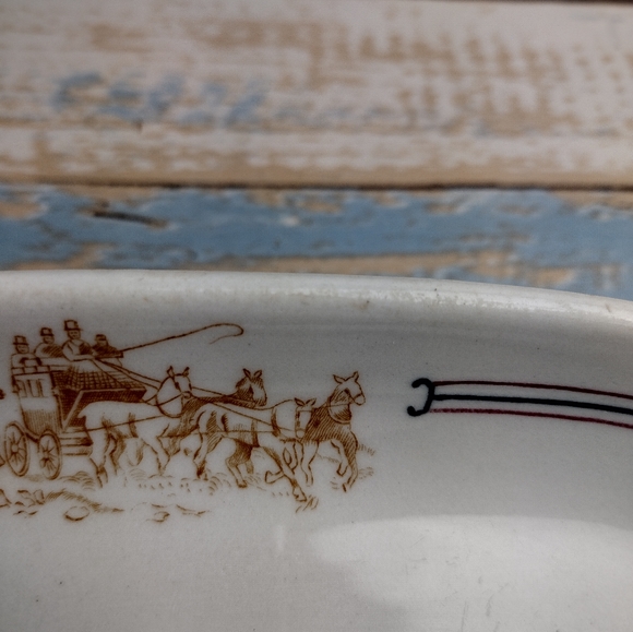 Bailey Walker China Oval Dish Hicks Tavern - Picture 4 of 9